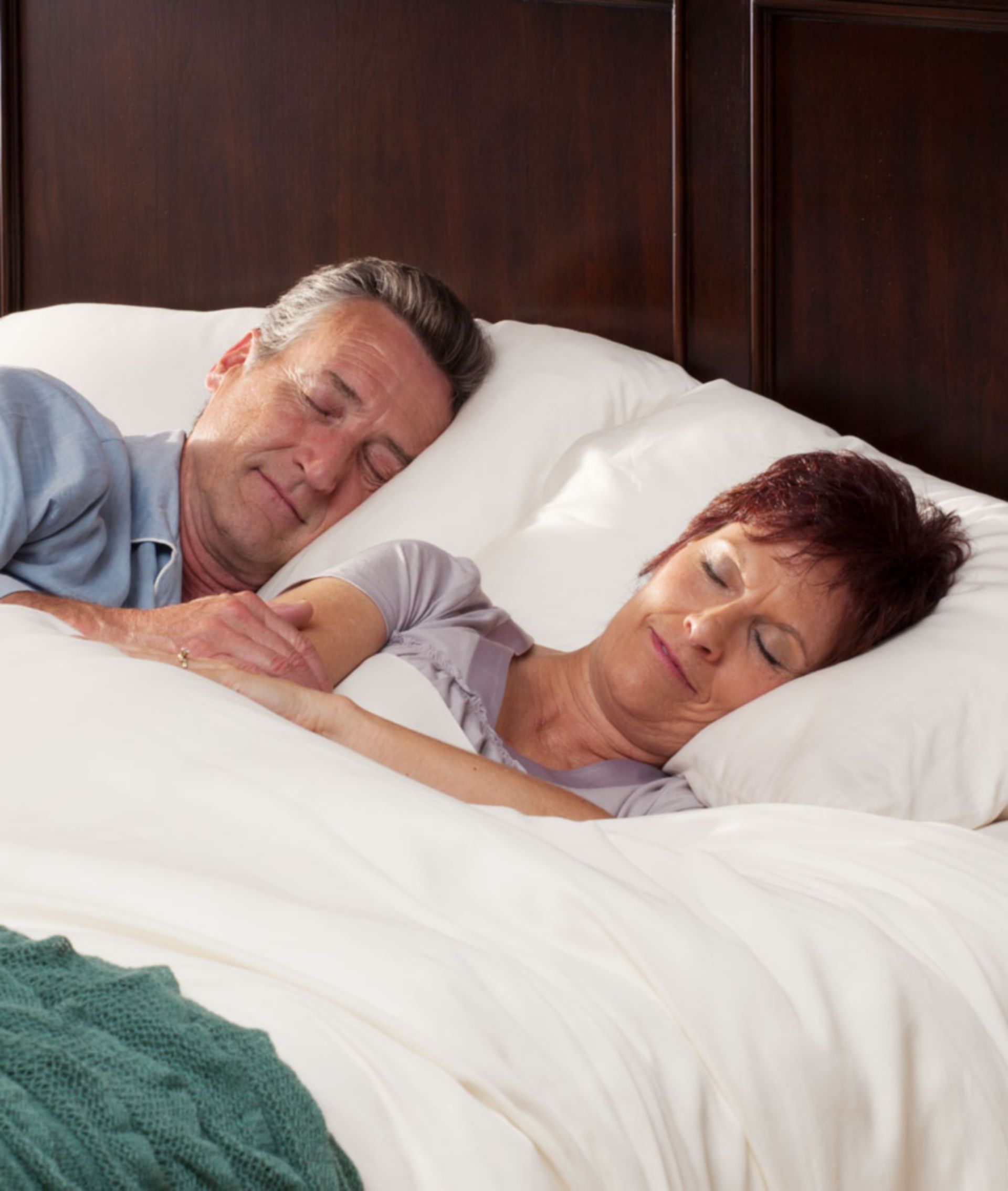 Older Couple Sleeping Soundly