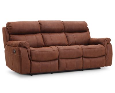 Leons leather store recliner sofa