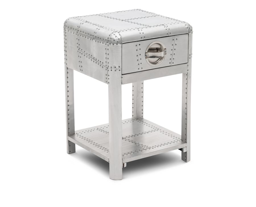 Aviator End Table w/ Shelf Furniture Row