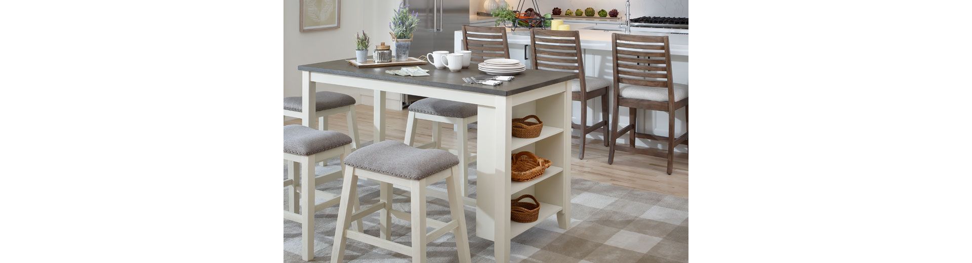 Counter height Dining table barstools and Bar Height Island Barstools