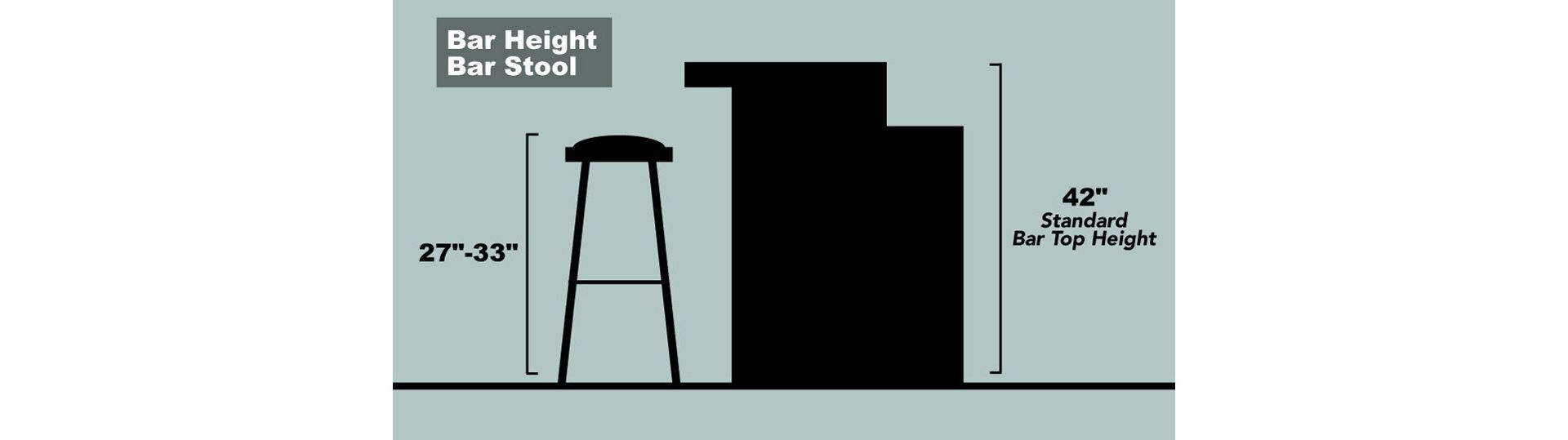 Bar stool height for best sale 42 bar