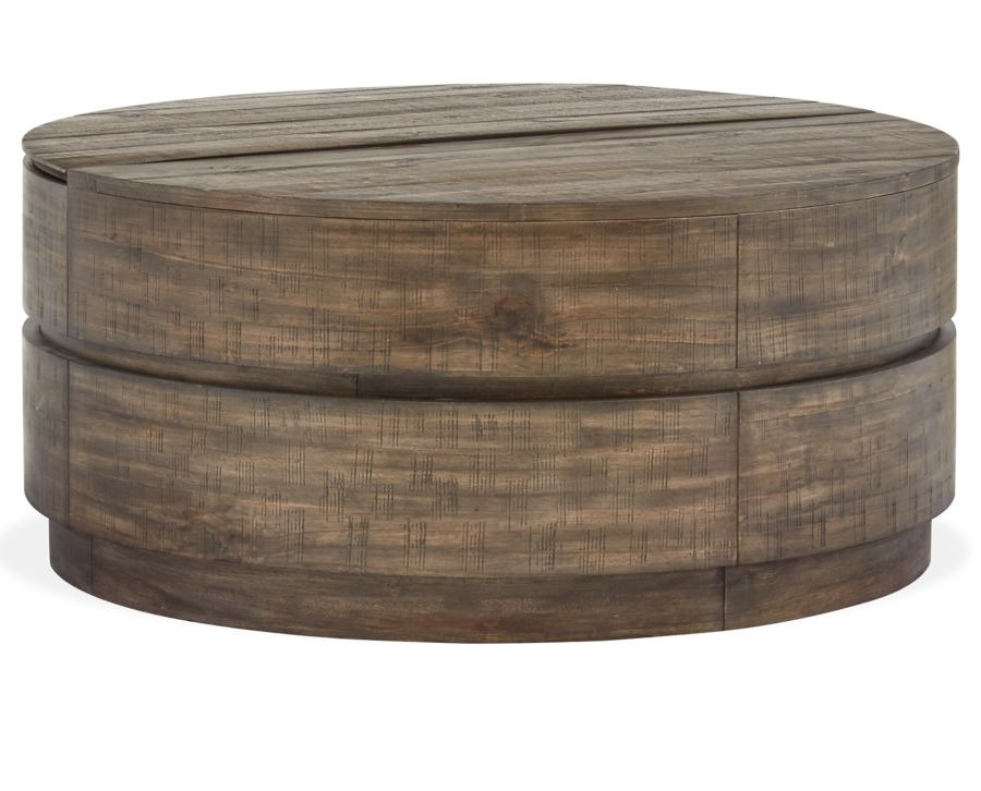 Bendigo Round Lift Top Coffee Table Furniture Row
