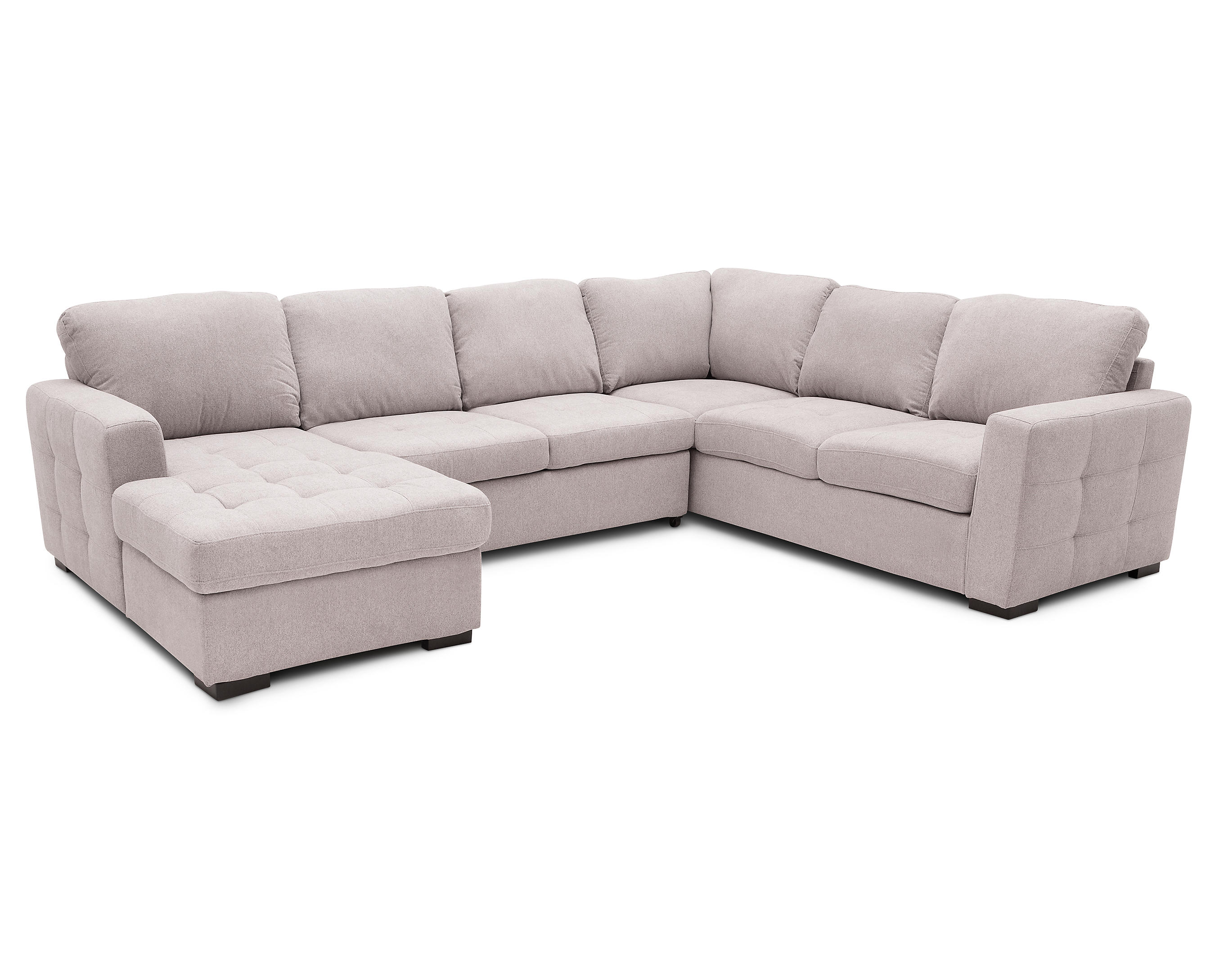 Caruso 3 Pc Fabric Sleeper Sectional