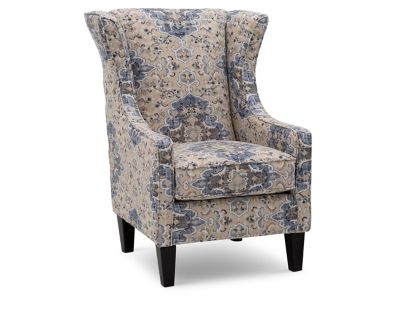 two fabric chair  Wing chair upholstery, Upholstered chairs