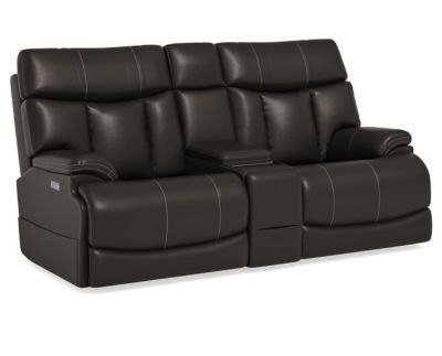 Klaussner domino on sale reclining loveseat