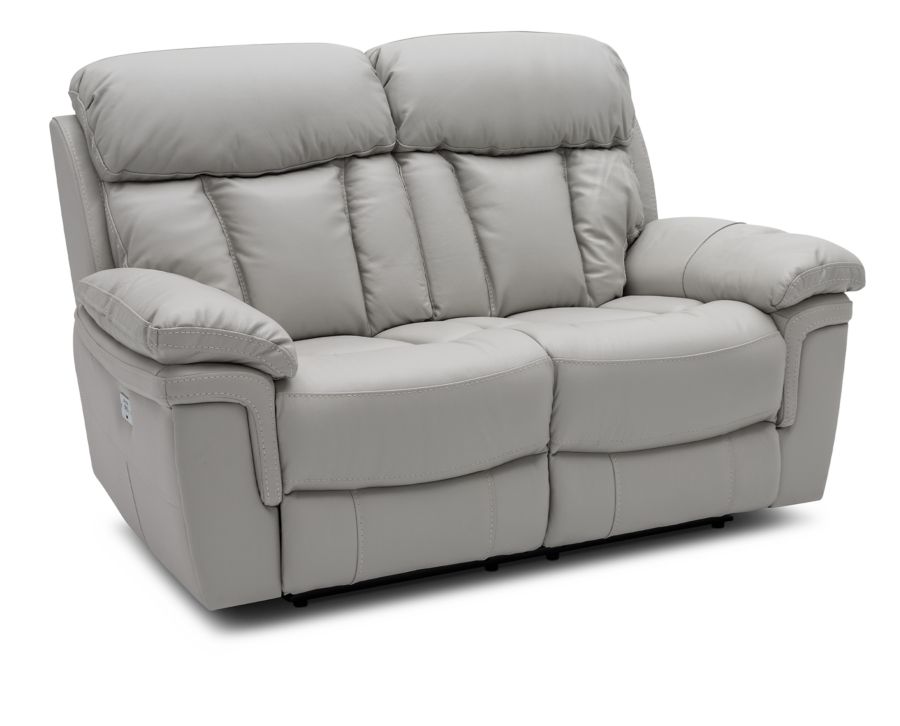 Concord Leather Power Reclining Loveseat Furniture Row