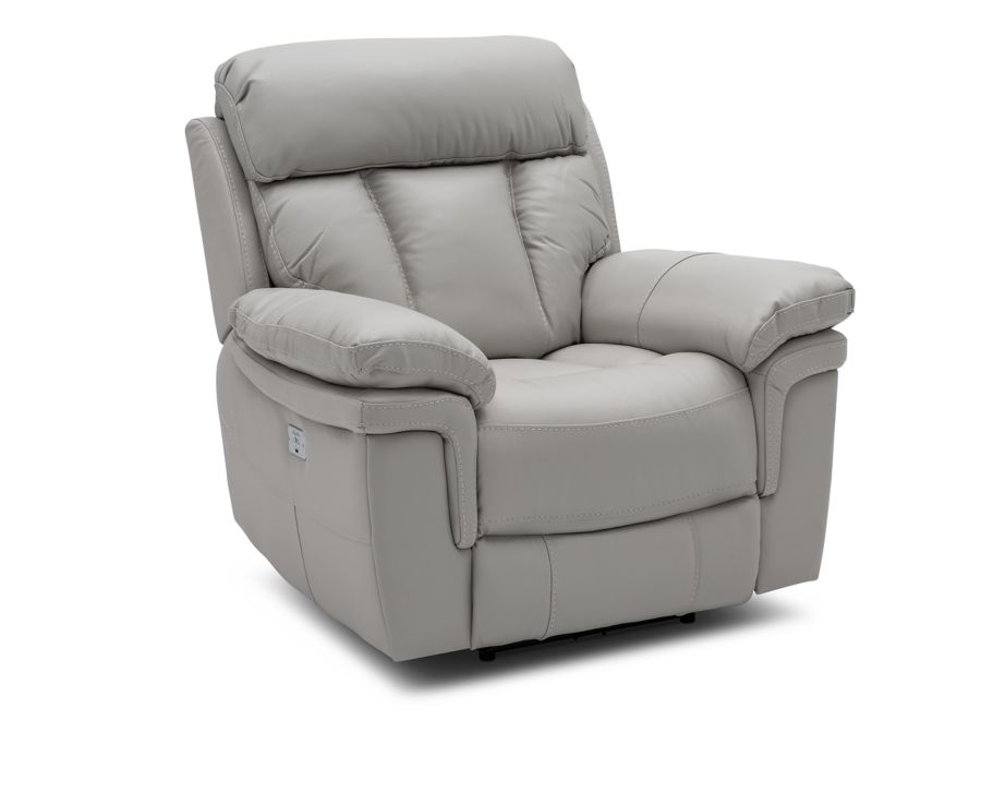 Concord Leather Power Recliner Furniture Row