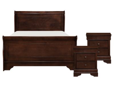 Aurora Dark Brown 4-Piece Queen Bedroom Set