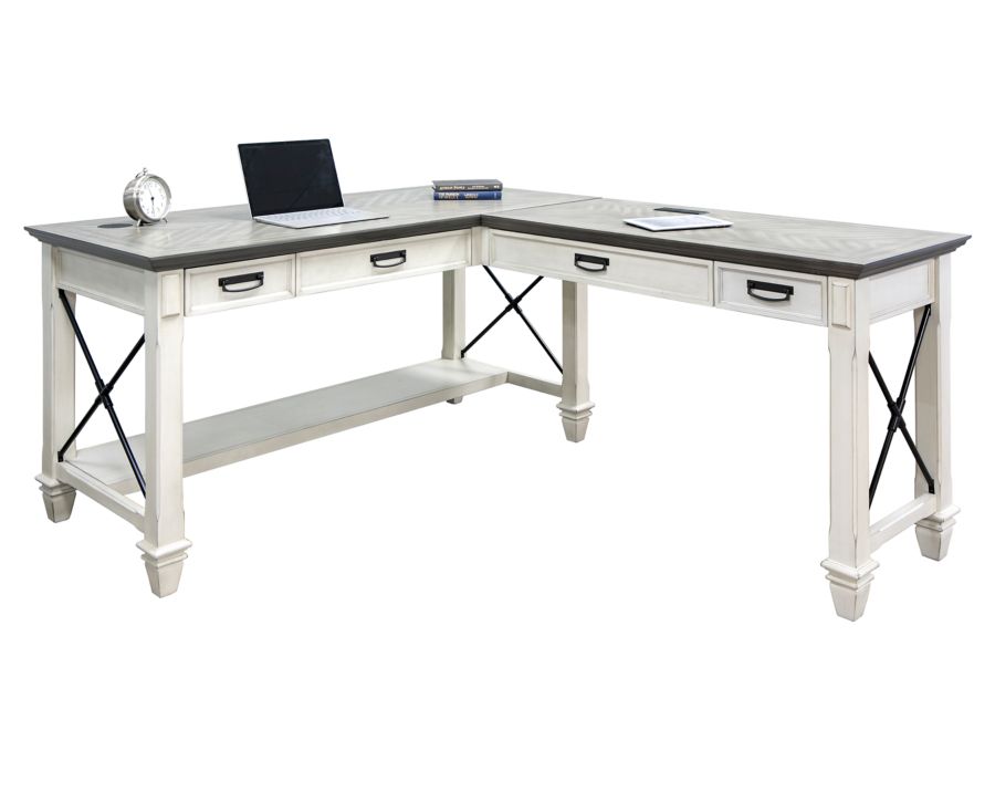 Danbury Open LShaped Desk Furniture Row