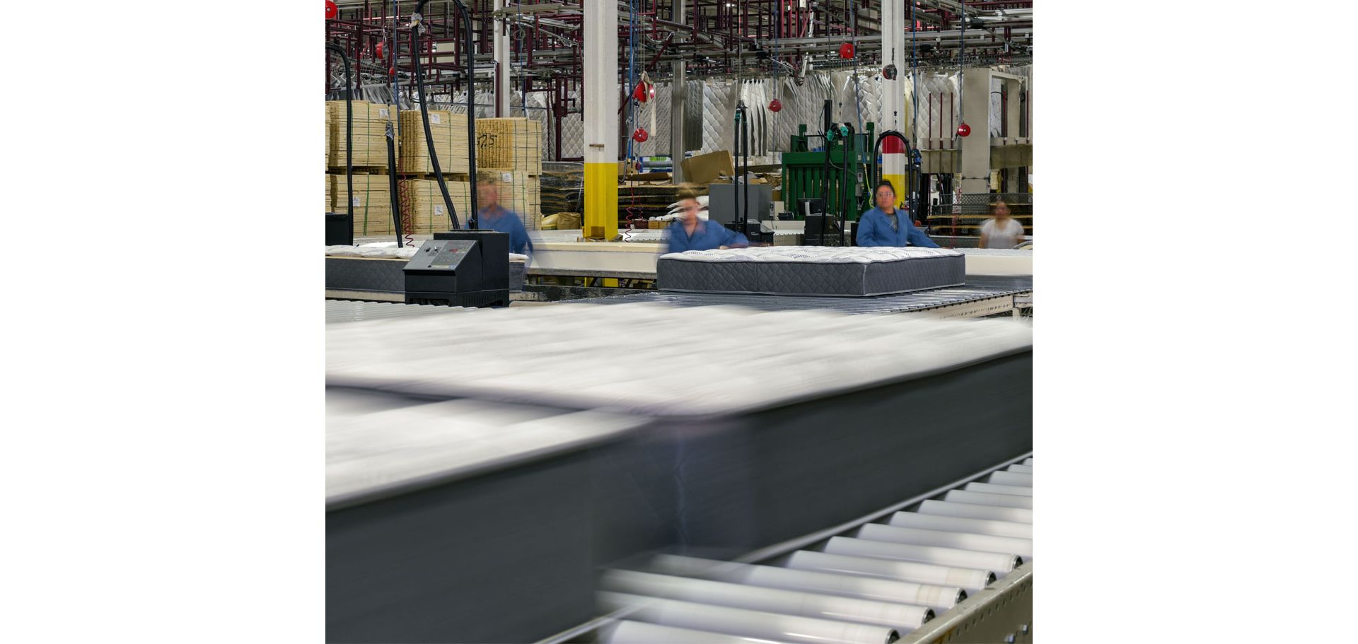 Mattresses Being Produced in Denver Mattress Factory