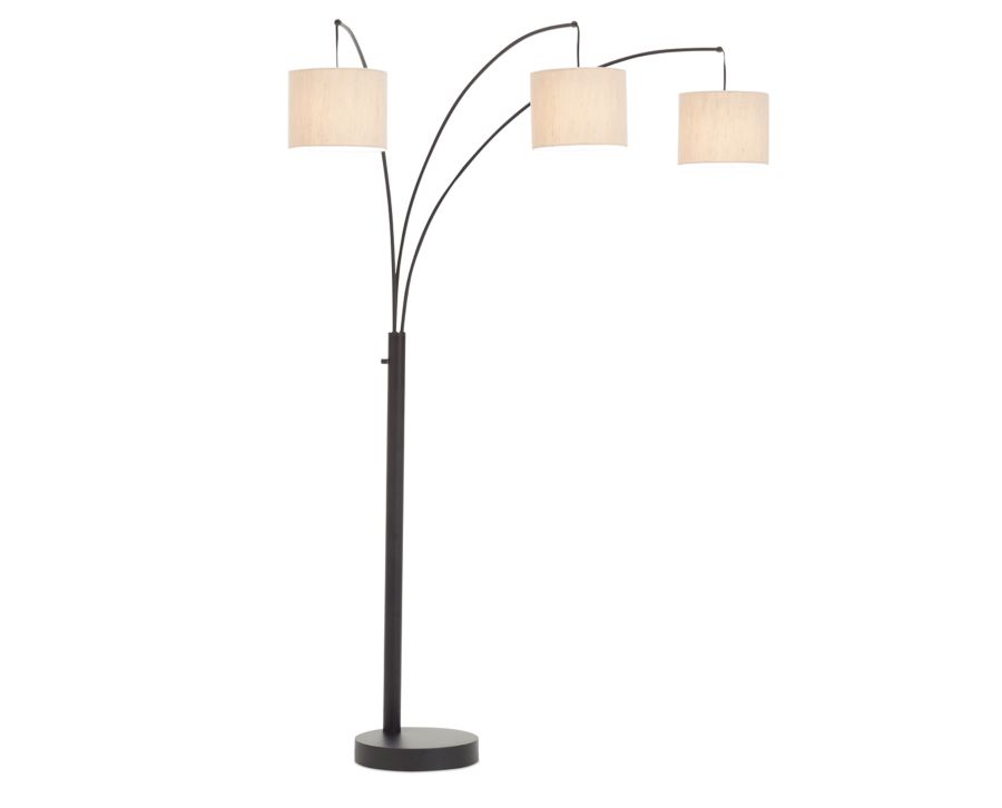 Draper 3 Arm Arc Lamp | Furniture Row