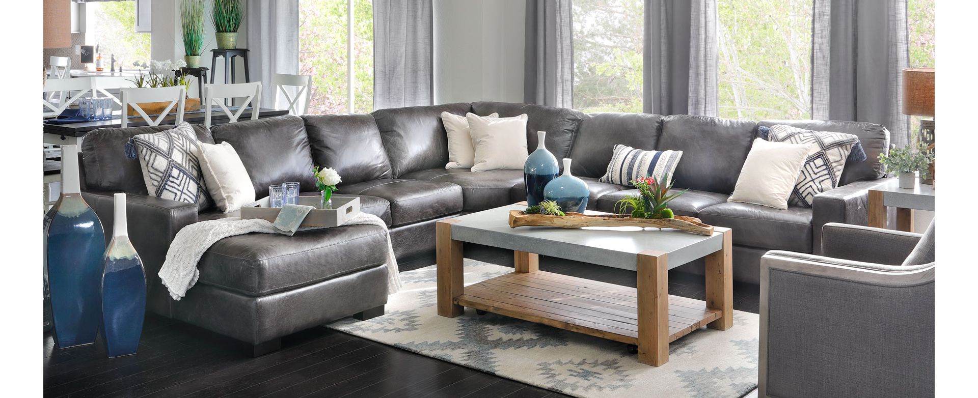 Durango 4 Pc Chaise Sectional