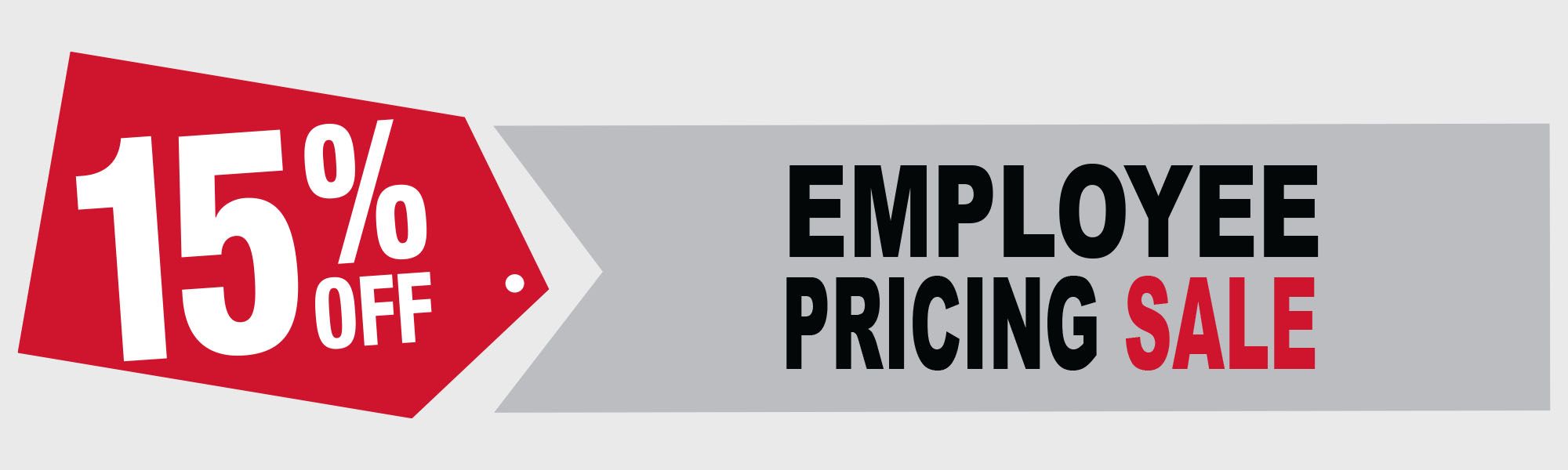 Employee Pricing Sale
