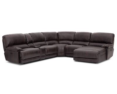 Furniture row deals leather couch