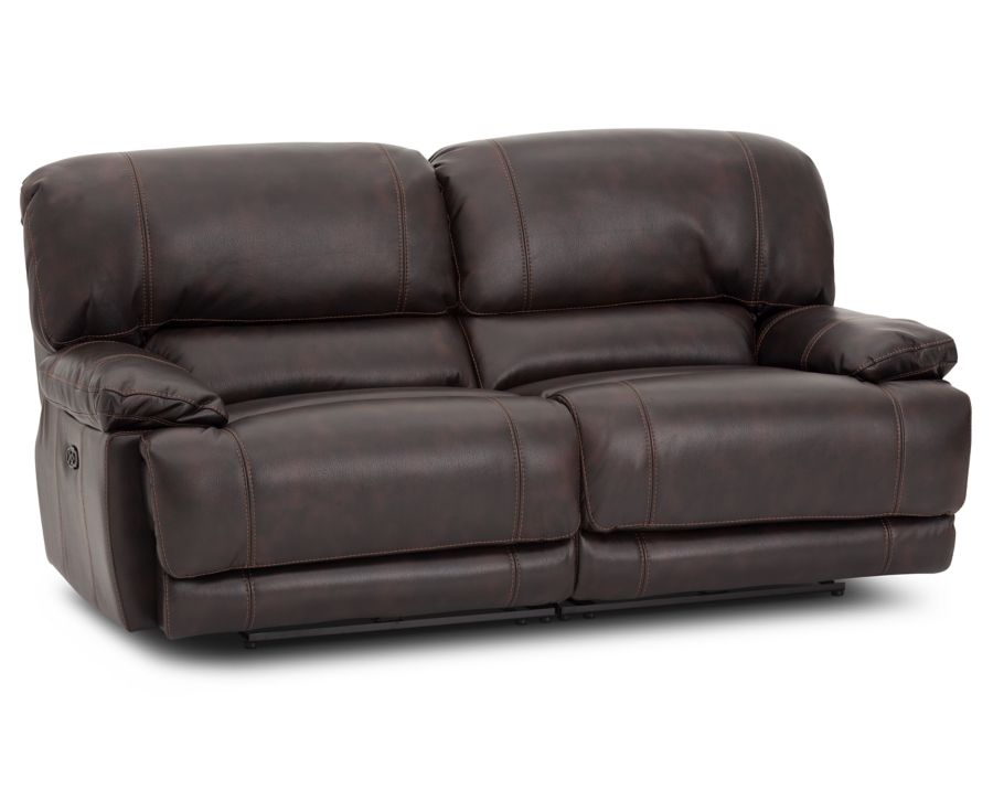 Elevations Chocolate Power Reclining Sofa Furniture Row