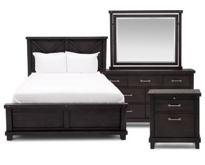 Furniture row deals queen bed