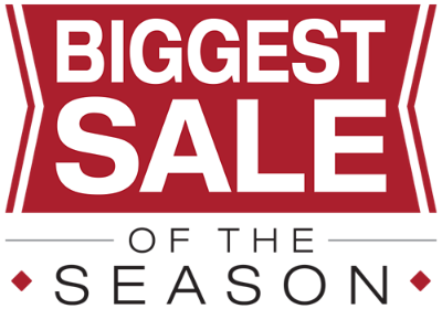 Biggest Sale Of The Season