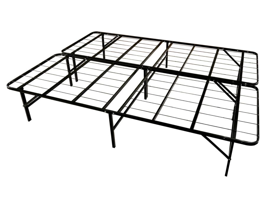 folding platform bed frame for memory foam mattress