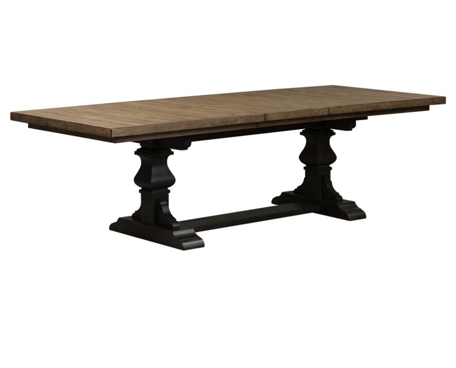 Hanover Trestle Dining Table Furniture Row