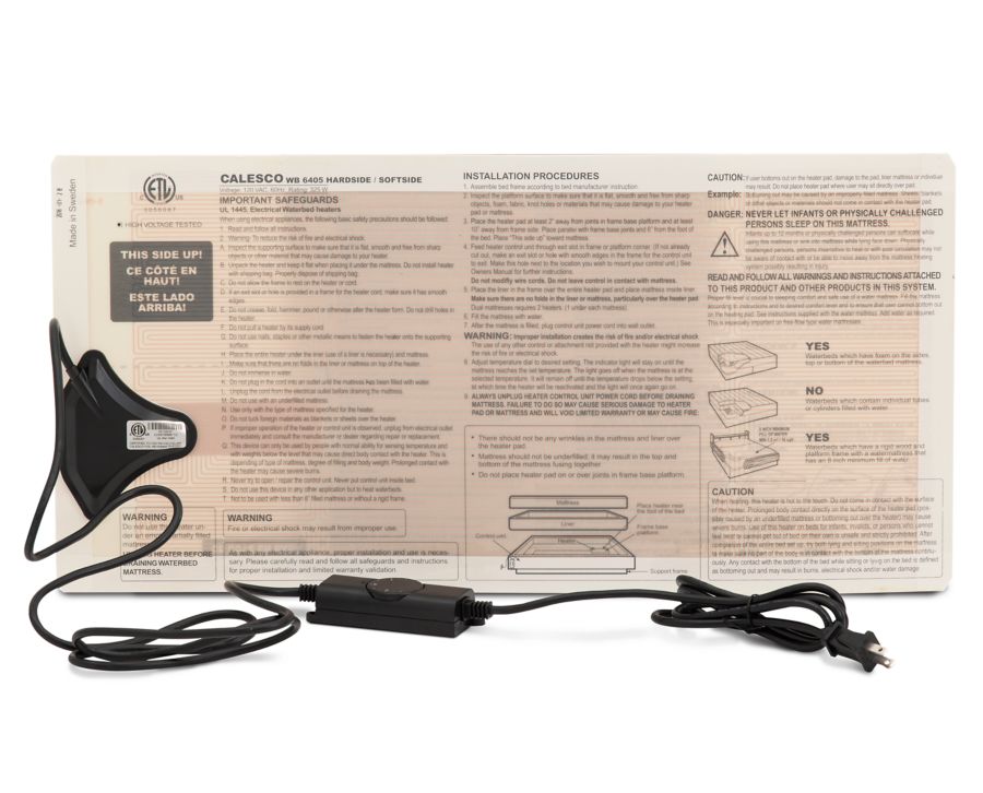 Waterbed Hard Sided Heater Furniture Row