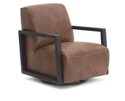 Henley barrel shop chair and ottoman