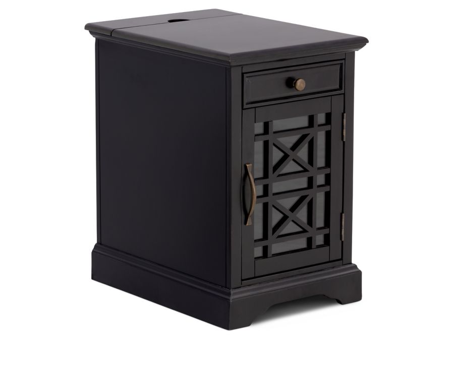 Holmes Power Chairside End Table Furniture Row