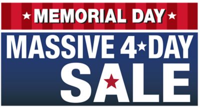 Memorial Day Massive 4 Day Sale