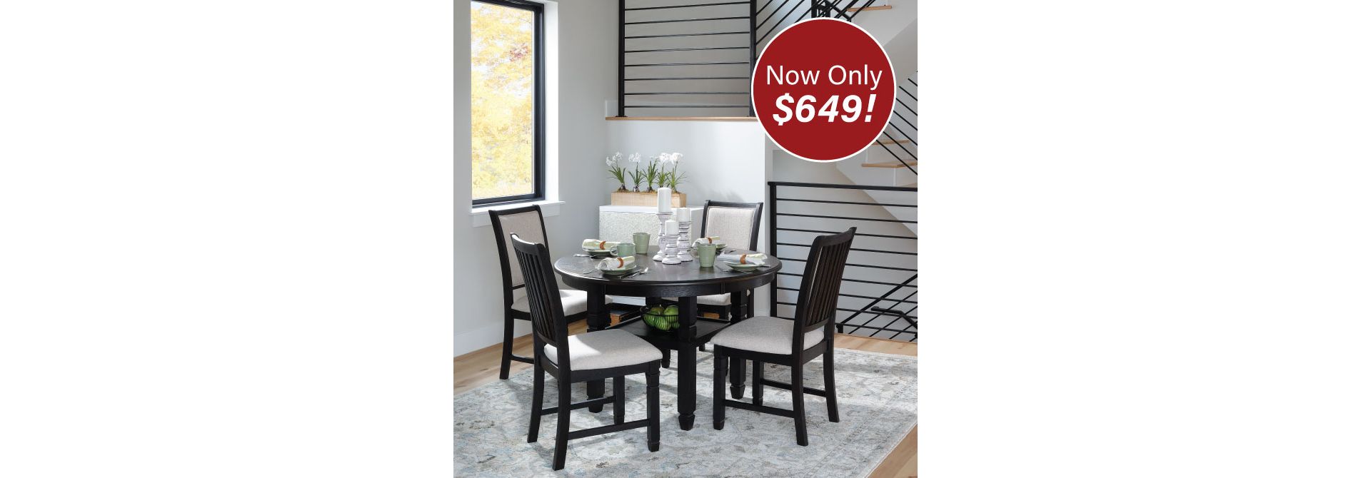 Grammercy Park 5 Pc. Round Dining Set