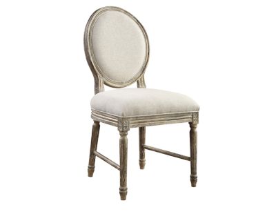 Interlude Upholstered Round Back Side Chair