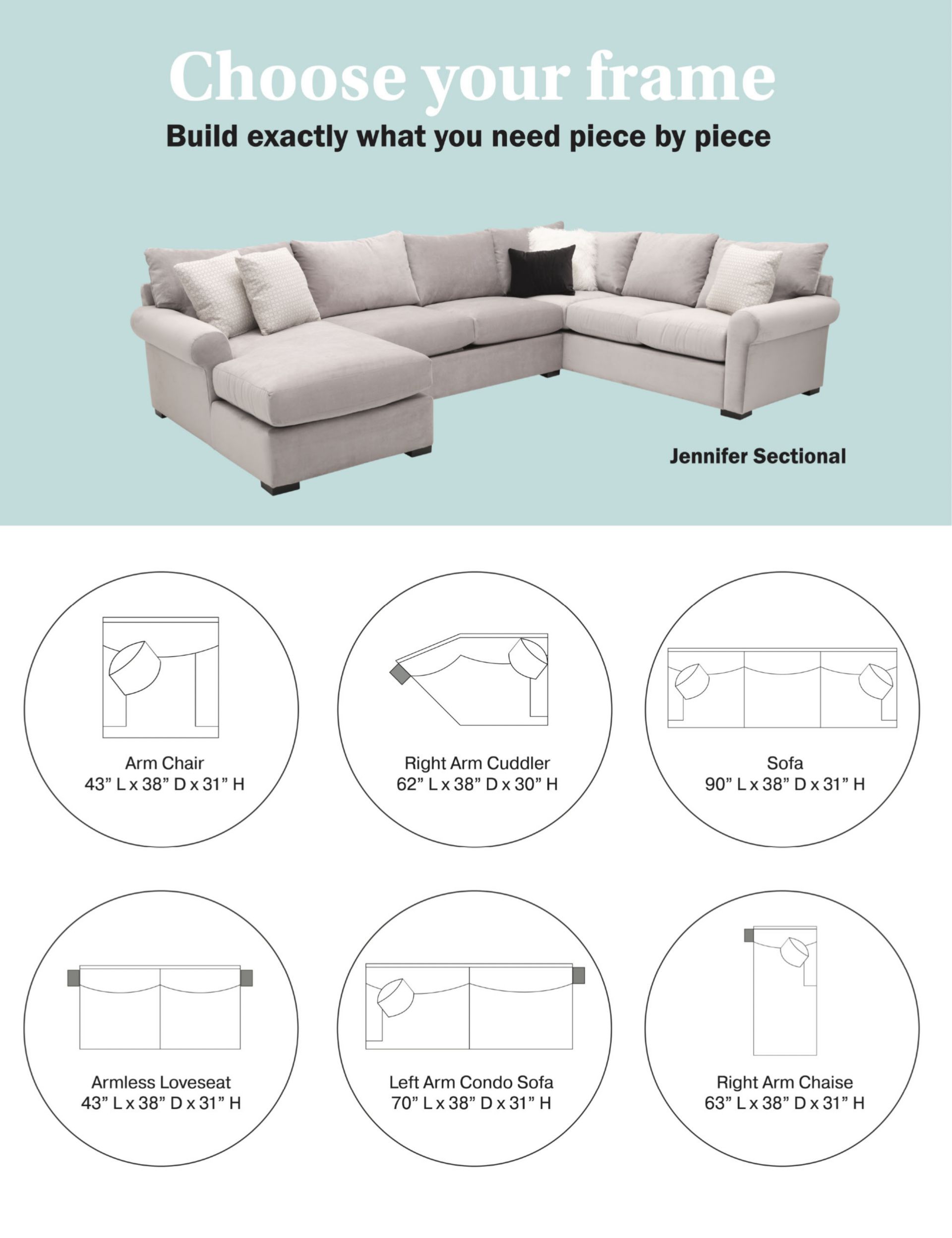 Furniture 2024 row sectionals