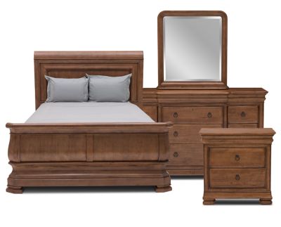 Louie p's king 2024 sleigh bed