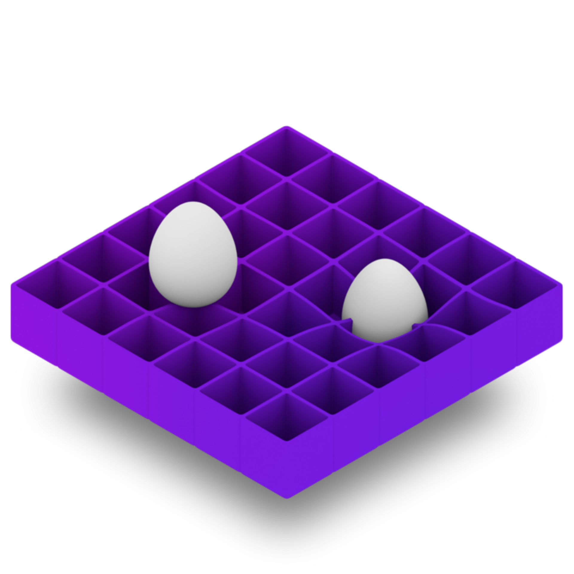 Purple Grid No Motion Transfer