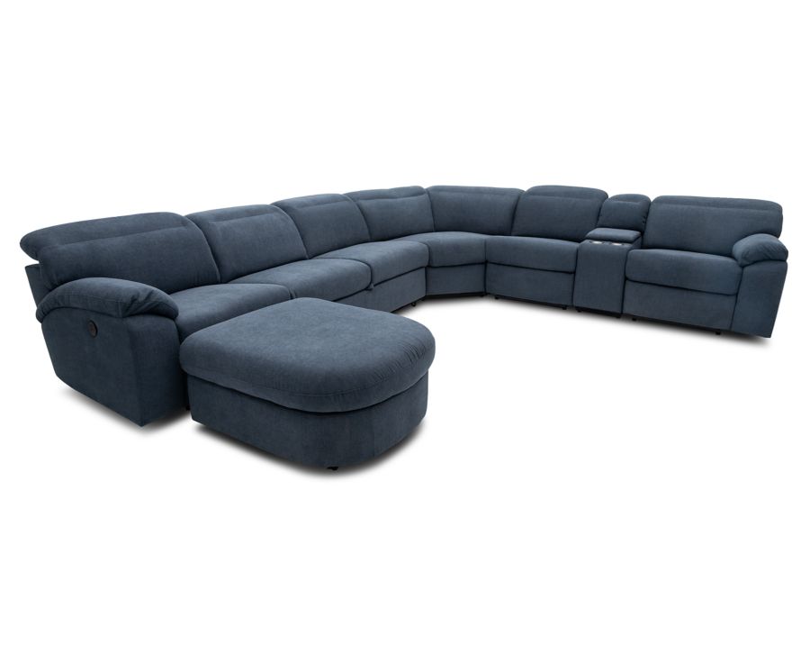 Macon 7 Pc. Power Reclining Sectional Furniture Row