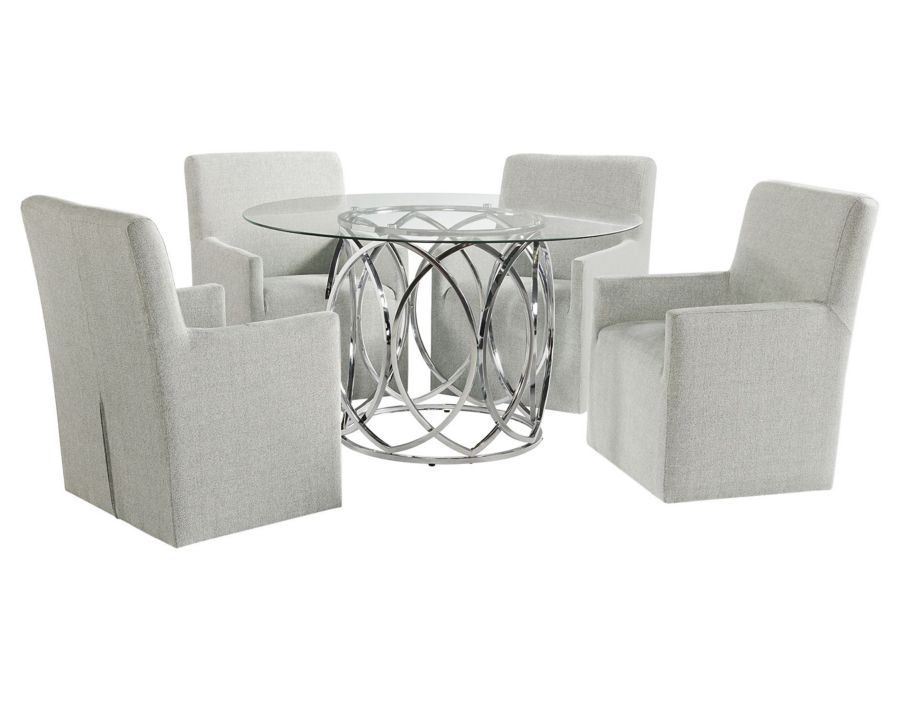 Marcy 5 Pc. Dining Set with Arm Chairs Furniture Row