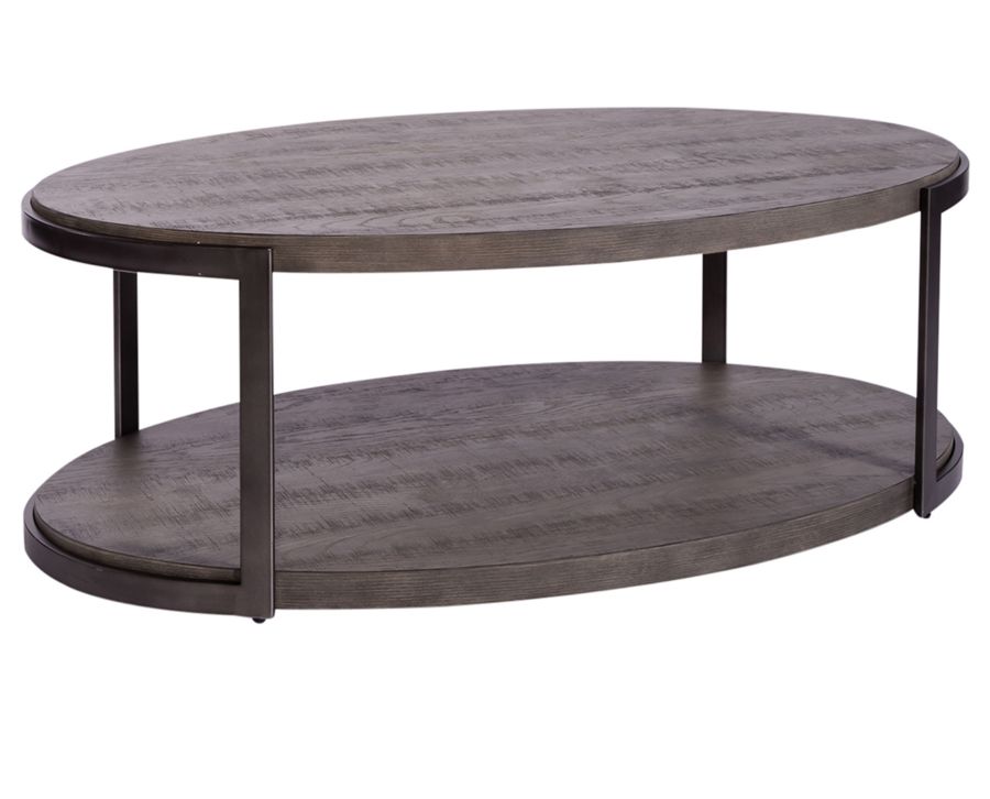 Meadview Oval Coffee Table Furniture Row
