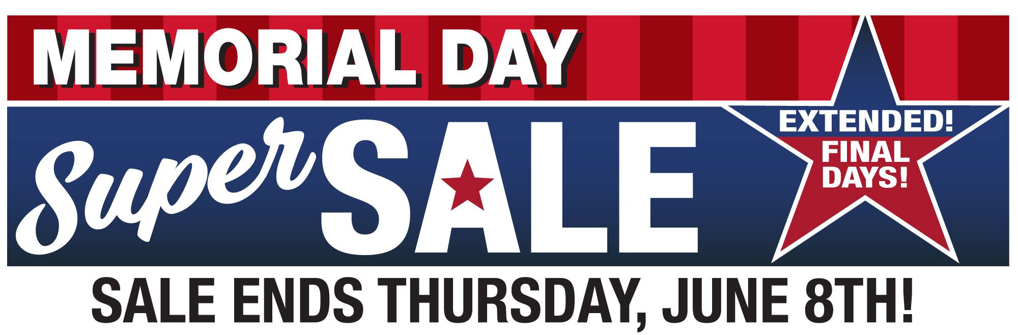 Memorial Day Super Sale Extended