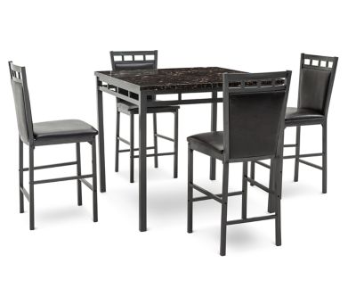 Set of [8] Tall Black Booths and [4] Restaurant Tables (SEATS 16) -  ModernLineFurniture®