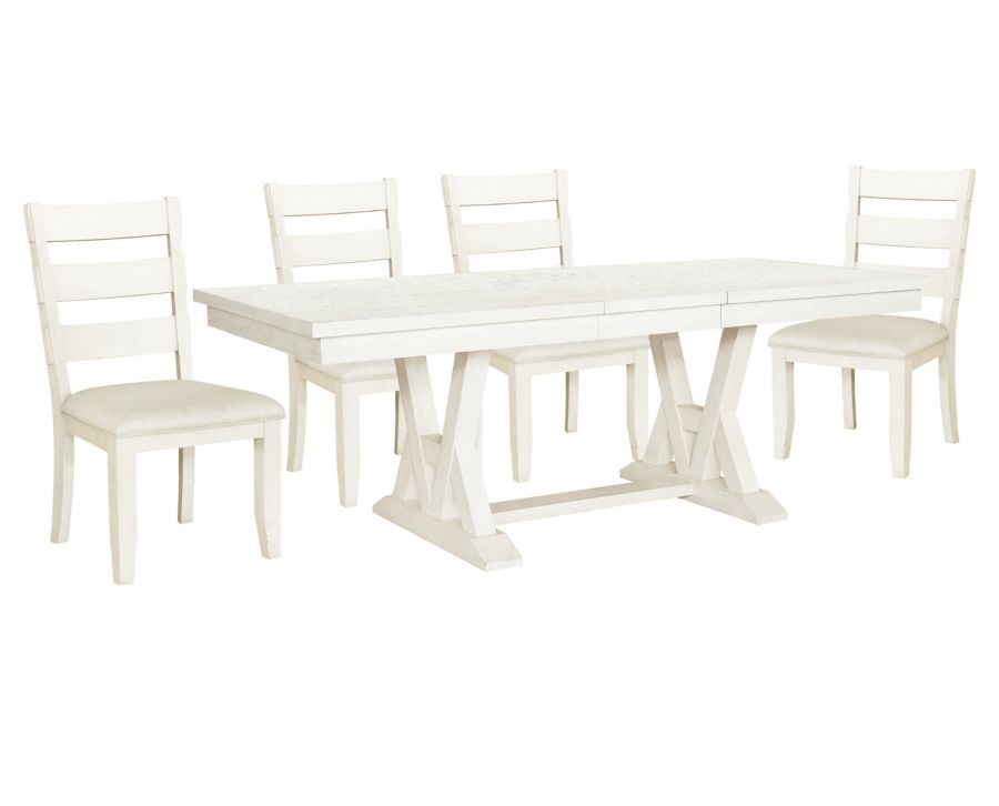 Millwork 5 Pc. Dining Room Set Furniture Row