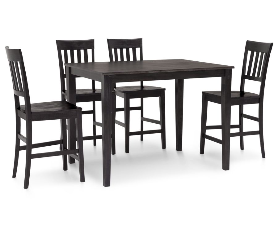 Mocha 5 Pc Counter Height Dining Room Set