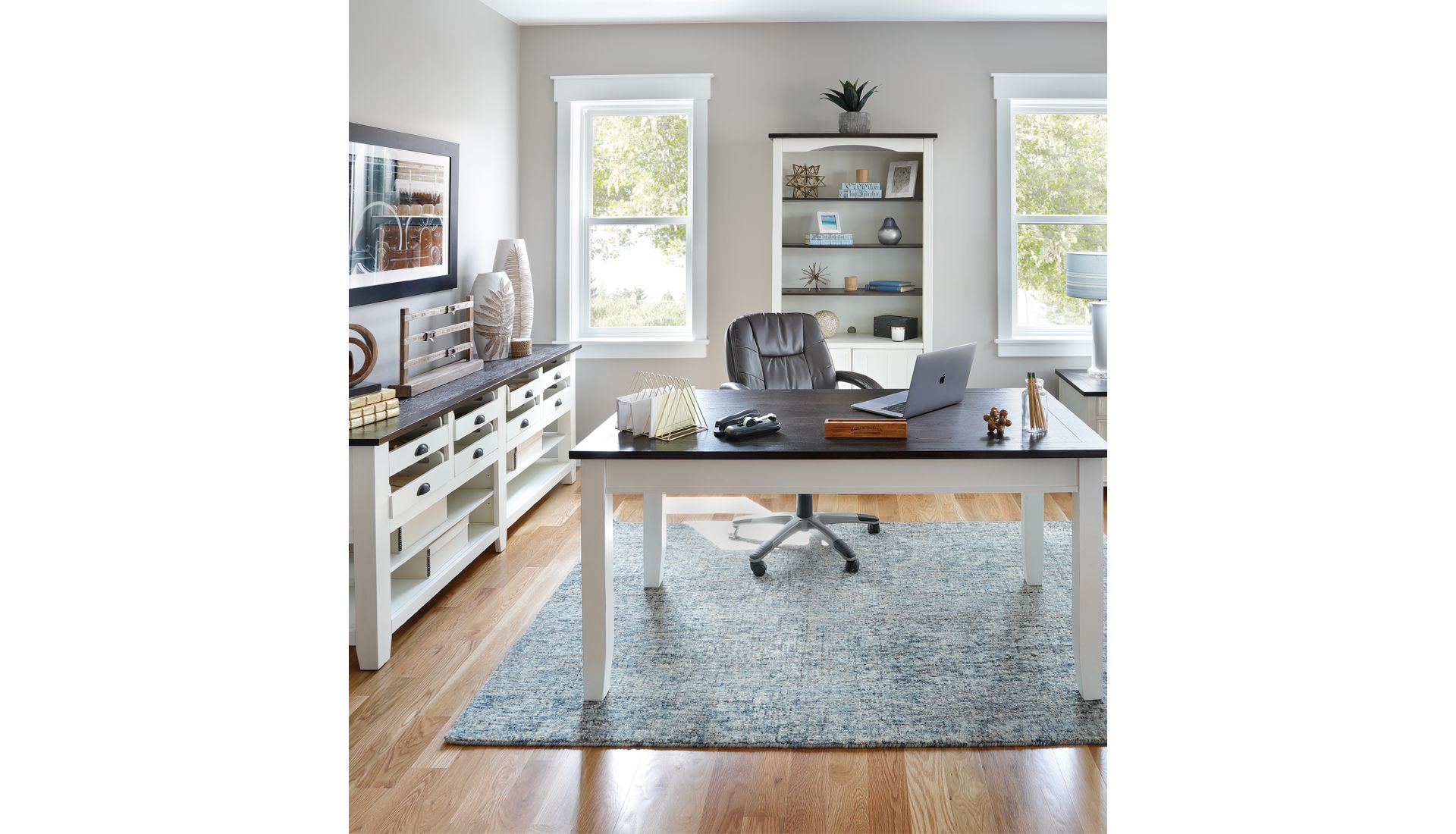 Home Office Desk - Wing Shelf Desk Accessories, Work From Home Desks