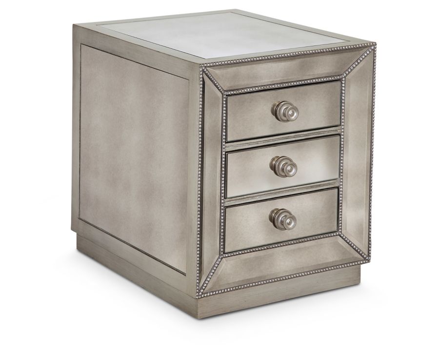 Murano 3 Drawer End Table The Showroom