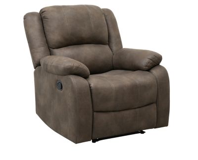 Kinetic Leather Power Swivel Glider Recliner