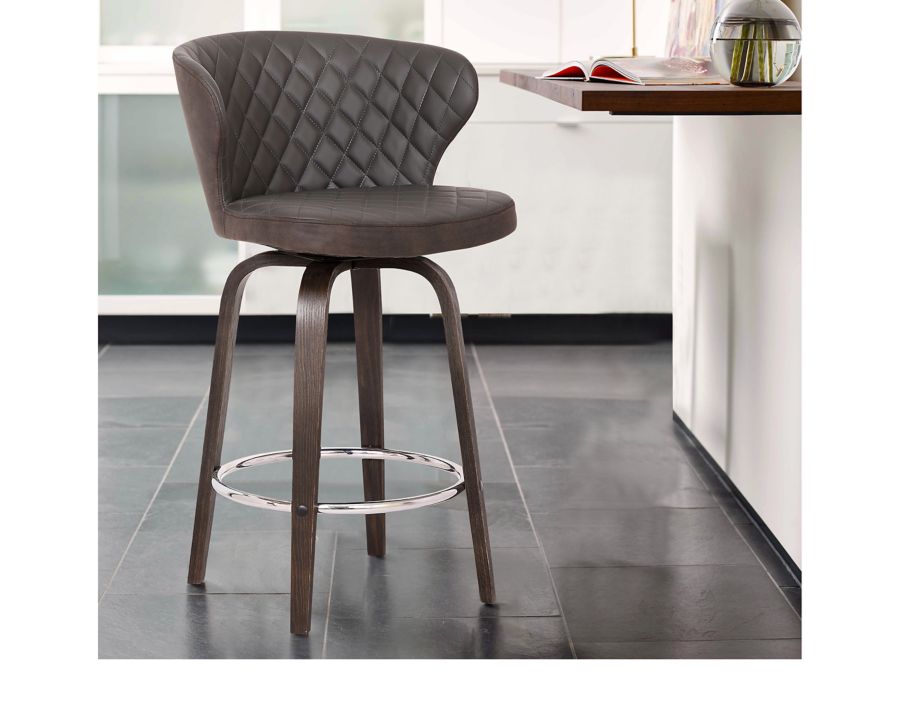 Norwell Swivel Bar Stool Furniture Row