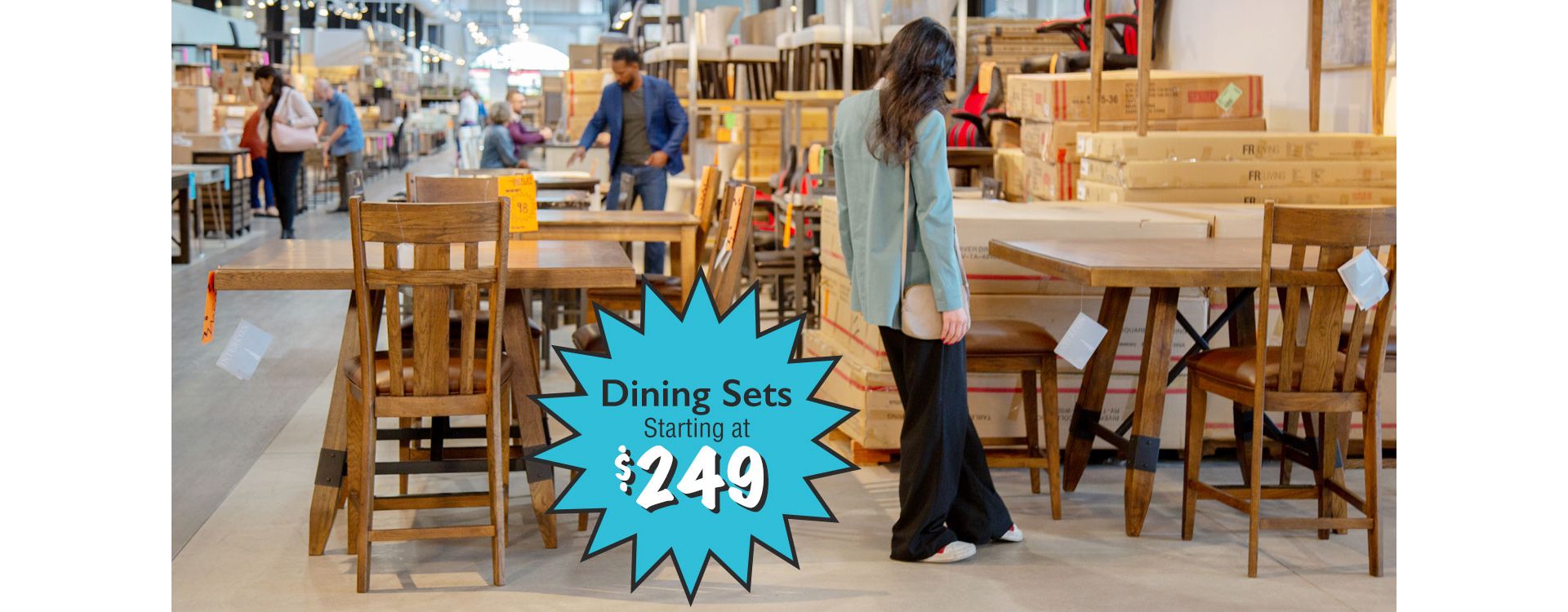 Dining Sets. Starting at $249. 