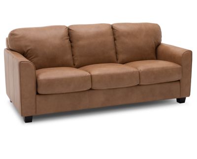 Marco Click Clack Sofa and Loveseat in Light Brown — James