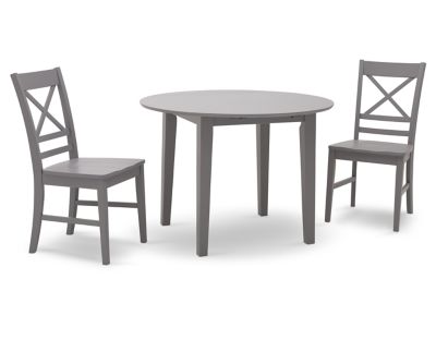 Grey 3 piece dining set hot sale