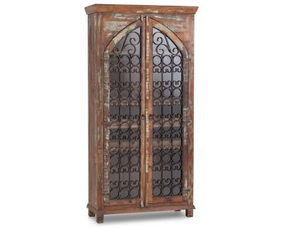 Accent cabinet with online wine storage