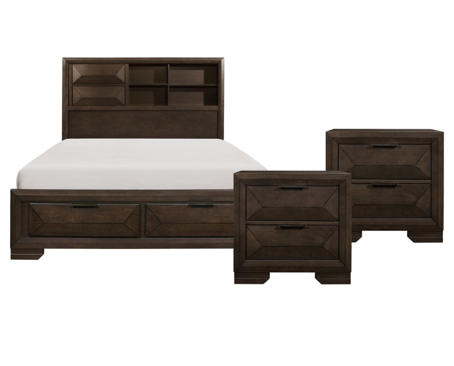 Rupert 3 Pc. Bedroom Set Furniture Row