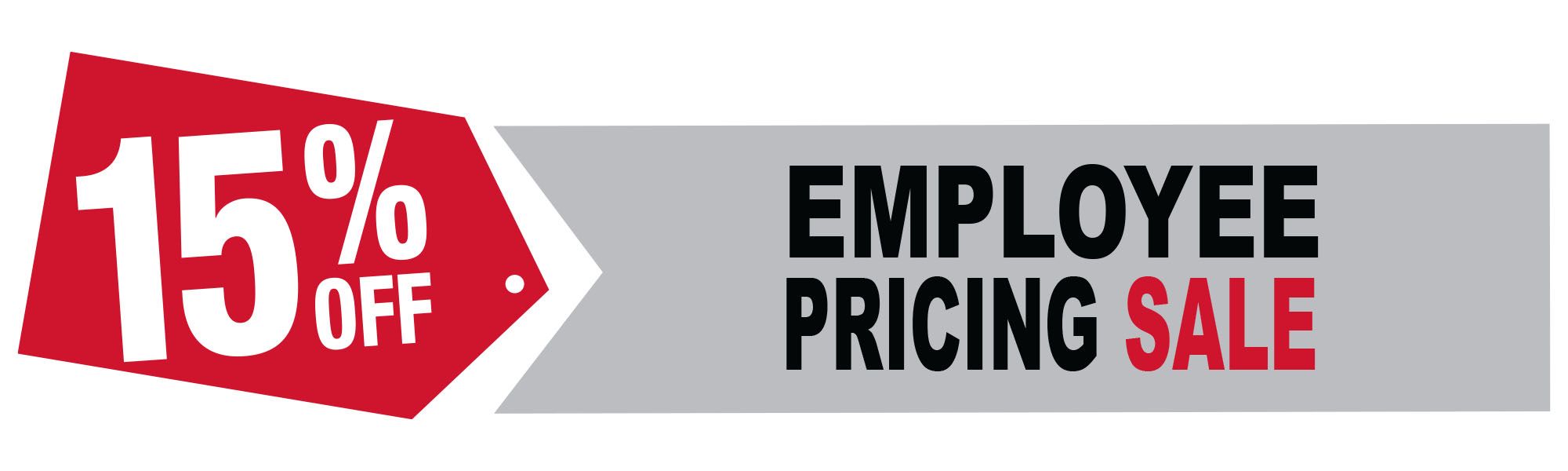 Employee Pricing Sale