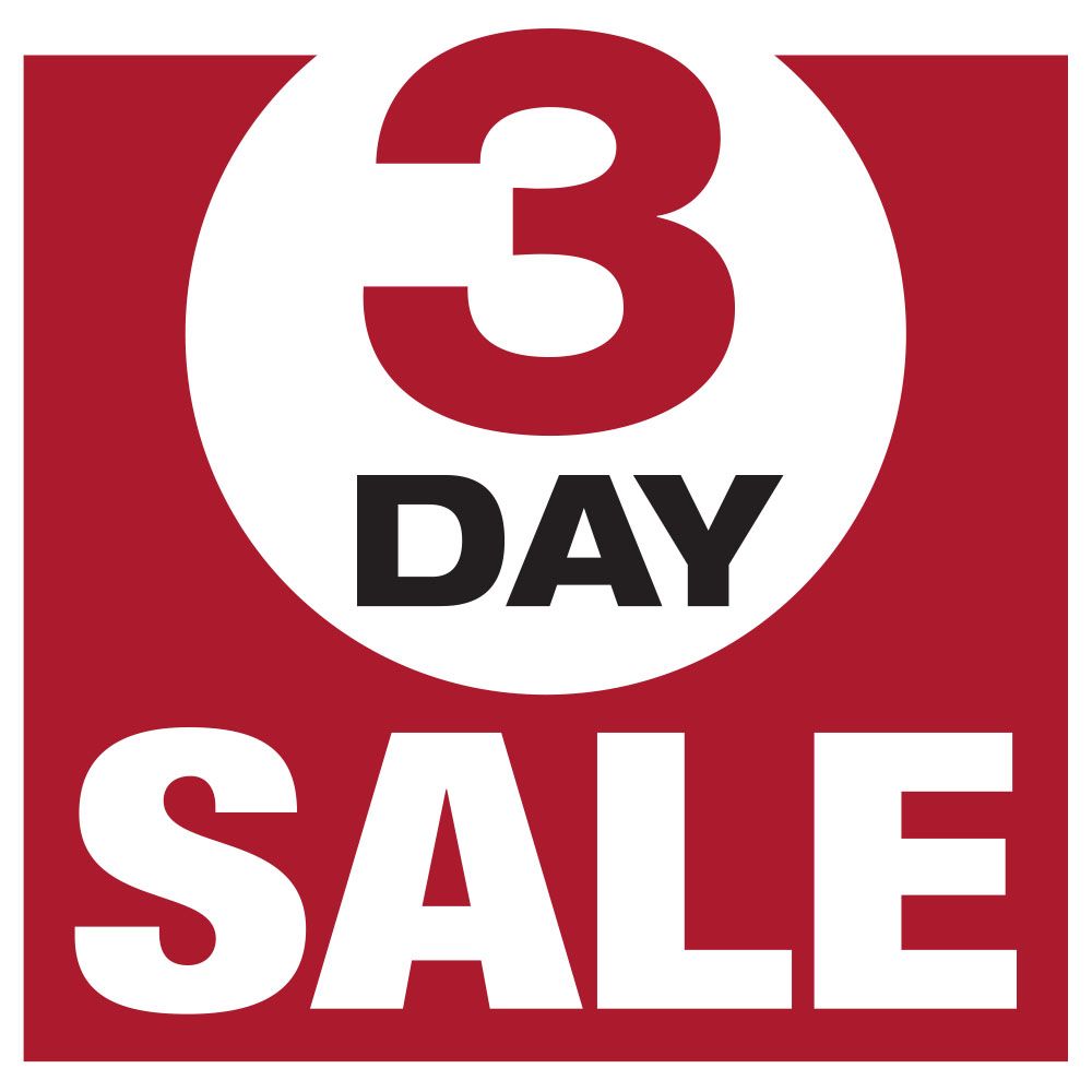 3 Day Sale Extended